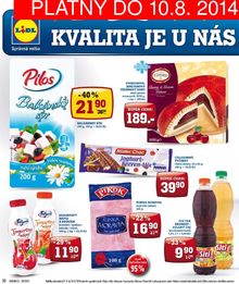 akční leták Lidl 4.8.2014-10.8.2014