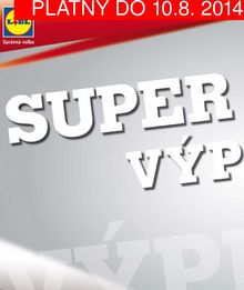 akční leták Lidl 4.8.2014-10.8.2014