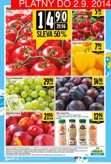 akční leták Albert 27.8.2014-2.9.2014