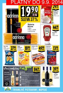 akční leták Albert 3.9.2014-9.9.2014