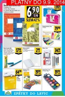 akční leták Albert 3.9.2014-9.9.2014