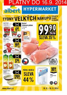 akční leták Albert 10.9.2014-16.9.2014