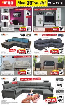 akční leták Jena nábytek 17.9.2014-30.9.2014