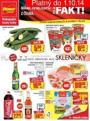 akční leták Penny Market 25.9.2014-1.10.2014