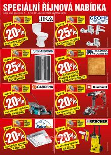 akční leták bauMax 26.9.2014-9.10.2014