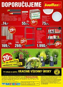 akční leták bauMax 26.9.2014-9.10.2014