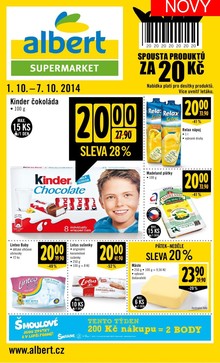 akční leták Albert 1.10.2014-7.10.2014