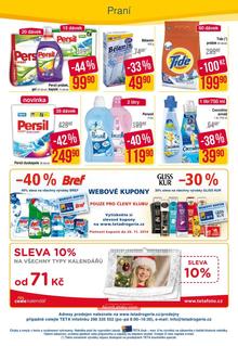akční leták Teta drogerie 30.10.2014-8.11.2014