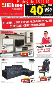 akční leták Jena nábytek 12.11.2014-18.11.2014