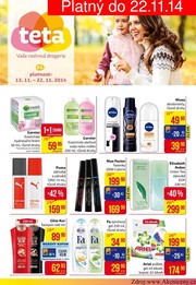 akční leták Teta drogerie 13.11.2014-22.11.2014