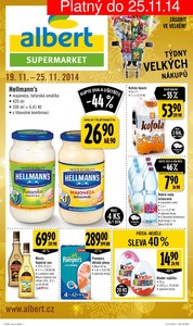 akční leták Albert 19.11.2014-25.11.2014