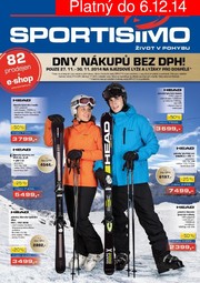 akční leták Sportisimo 27.11.2014-6.12.2014