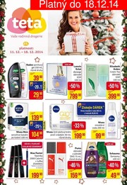 akční leták Teta drogerie 11.12.2014-18.12.2014