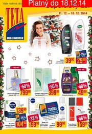 akční leták Teta drogerie 11.12.2014-18.12.2014