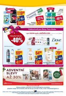 akční leták Teta drogerie 11.12.2014-18.12.2014