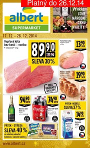 akční leták Albert 17.12.2014-26.12.2014