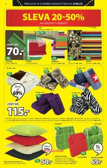 akční leták Jysk 2.1.2015-14.1.2015