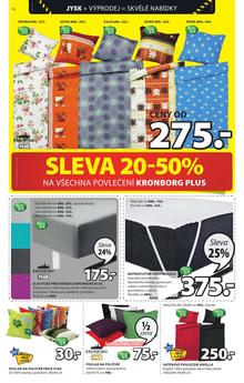 akční leták Jysk 2.1.2015-14.1.2015