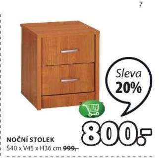 Gentofte, noční stolek