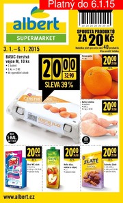 akční leták Albert 3.1.2015-6.1.2015