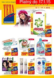 akční leták Teta drogerie 8.1.2015-17.1.2015