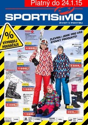 akční leták Sportisimo 15.1.2015-24.1.2015