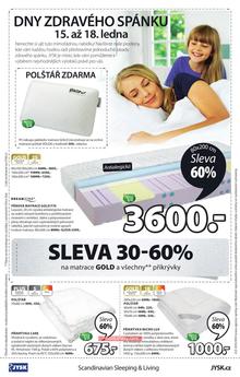 akční leták Jysk 15.1.2015-28.1.2015