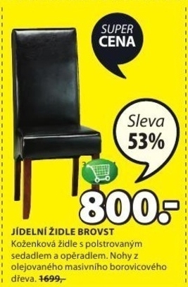 Brovst, jídelní židle
