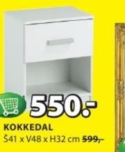 Kokkedal, noční stolek