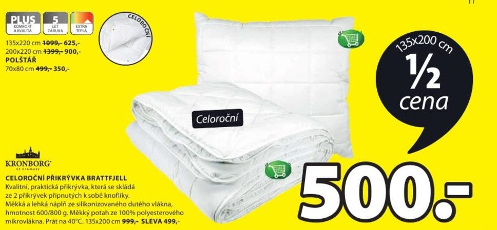 Brattfjell, celoroční přikrývka - Jysk akcniletaky.com