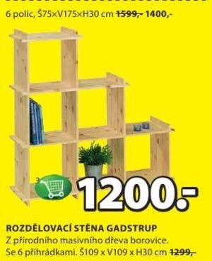 Gadstrup, rozdělovací stěna