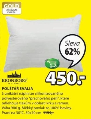 Svalia, polštář