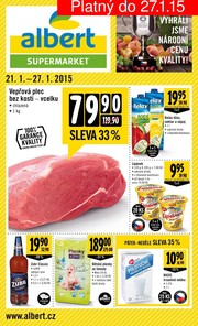 akční leták Albert 21.1.2015-27.1.2015