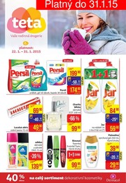 akční leták Teta drogerie 22.1.2015-31.1.2015