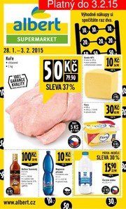 akční leták Albert 28.1.2015-3.2.2015