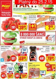 akční leták Penny Market 23.2.2015-25.2.2015