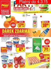 akční leták Penny Market 26.2.2015-4.3.2015