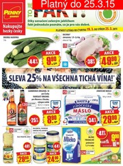 akční leták Penny Market 19.3.2015-25.3.2015