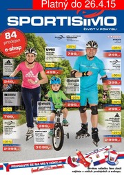 akční leták Sportisimo 16.4.2015-26.4.2015
