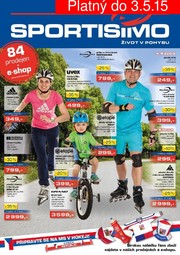 akční leták Sportisimo 16.4.2015-3.5.2015
