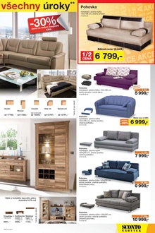 akční leták Sconto nábytek 22.4.2015-12.5.2015