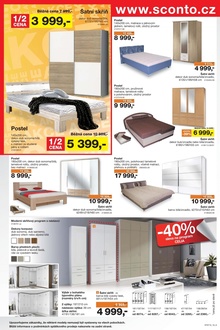 akční leták Sconto nábytek 22.4.2015-12.5.2015