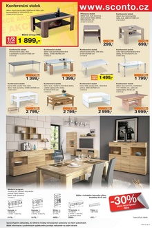 akční leták Sconto nábytek 22.4.2015-12.5.2015
