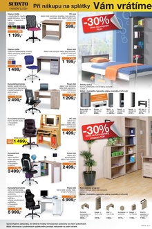 akční leták Sconto nábytek 22.4.2015-12.5.2015
