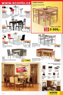 akční leták Sconto nábytek 22.4.2015-12.5.2015