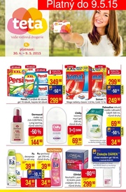 akční leták Teta drogerie 30.4.2015-9.5.2015
