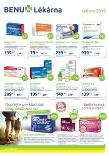 akční leták BENU Lékárna 1.5.2015-31.5.2015