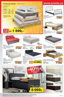 akční leták Sconto nábytek 13.5.2015-2.6.2015