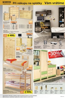 akční leták Sconto nábytek 13.5.2015-2.6.2015