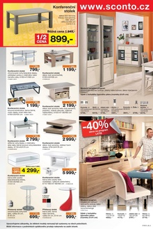 akční leták Sconto nábytek 13.5.2015-2.6.2015